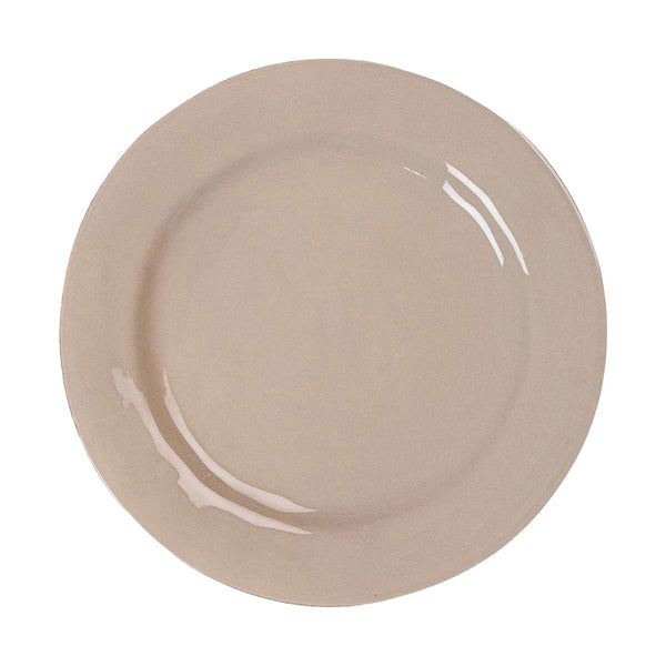 Puro Taupe Dinner Plate
