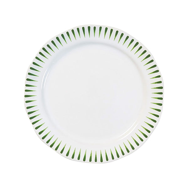 Sitio Stripe Basil Dessert/Salad Plate