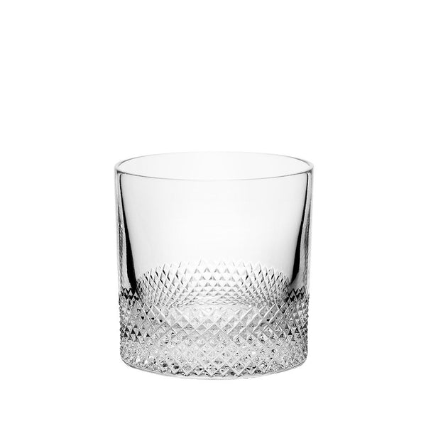 Diamond double old fashioned glasses Clearance