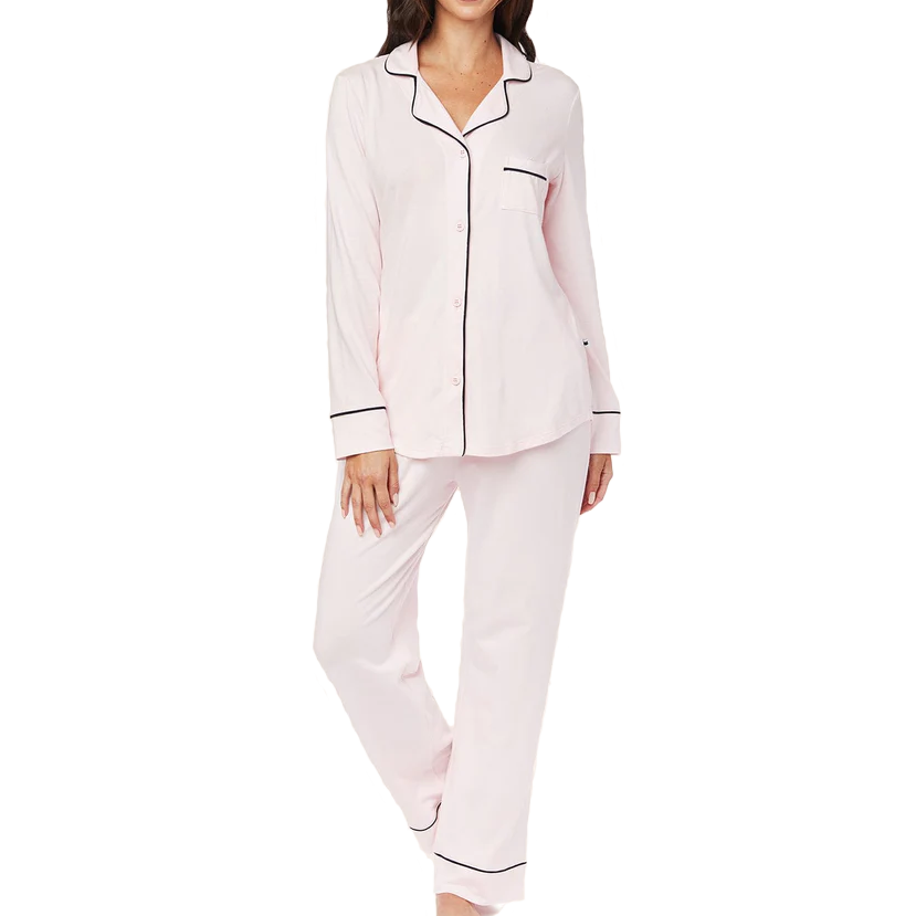 Classic Pima Knit Pajama, Pink Moment