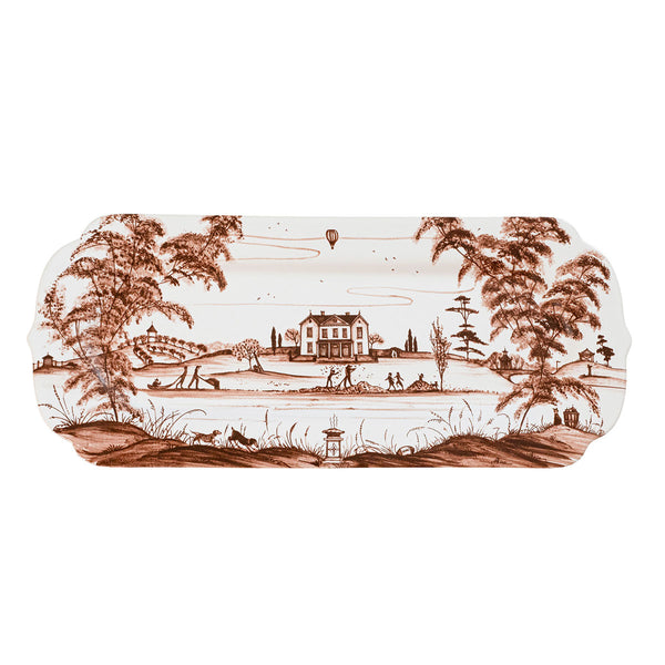 Country Estate Harvest Sepia 15" Hostess Tray