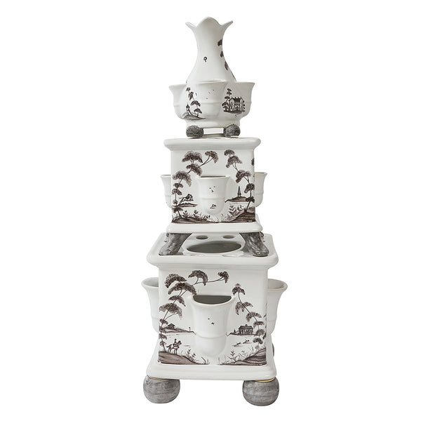 Country Estate Flint Grey Tulipiere Tower, Set/3