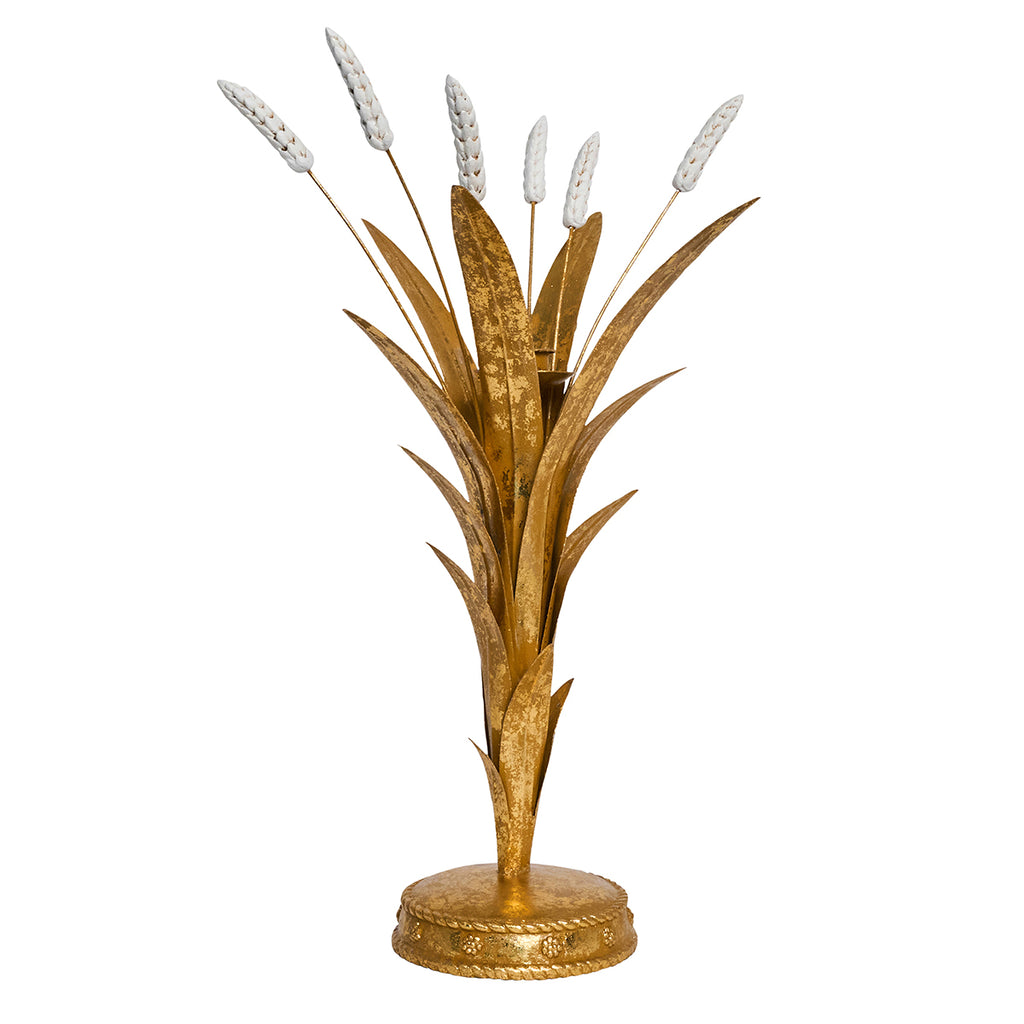 Forest Walk Wheat 17" Candlestick