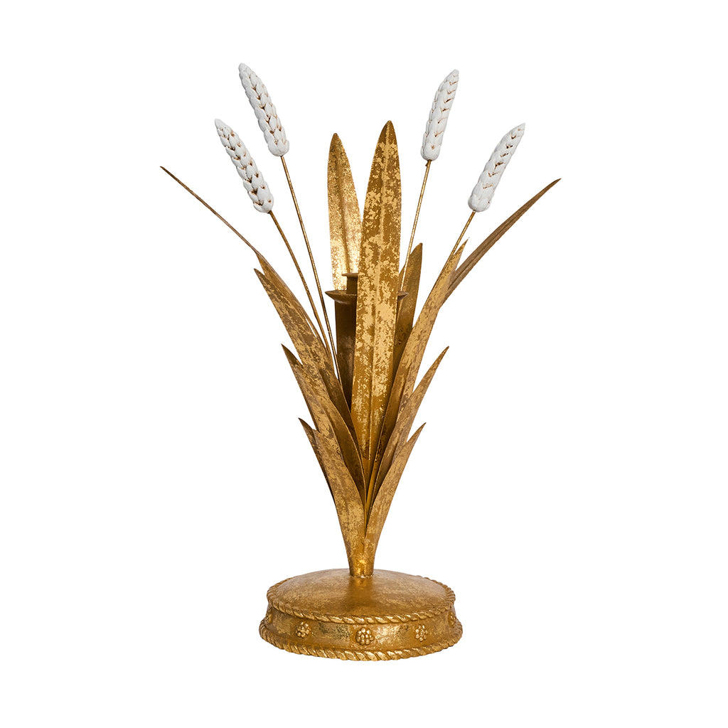 Forest Walk Wheat 13" Candlestick