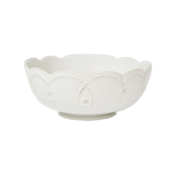 Jardins du Monde Whitewash 10" Serving Bowl