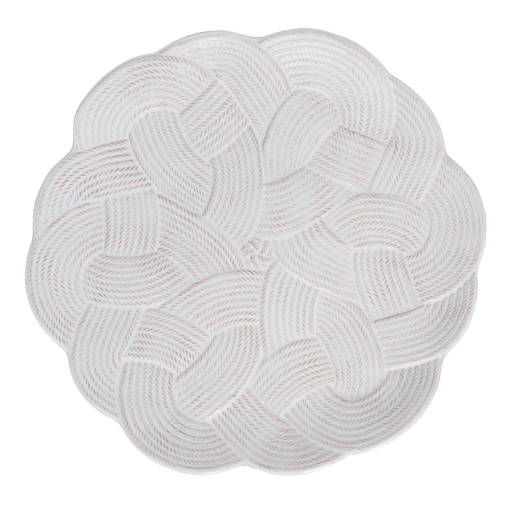 Le Panier Mystic Knot Whitewash Charger/Platter