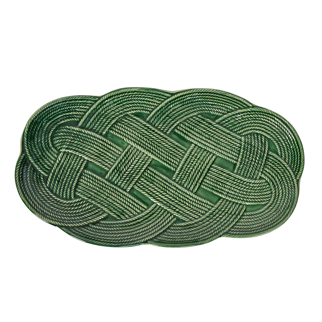 Le Panier Mystic Knot Basil 15" Hostess Tray