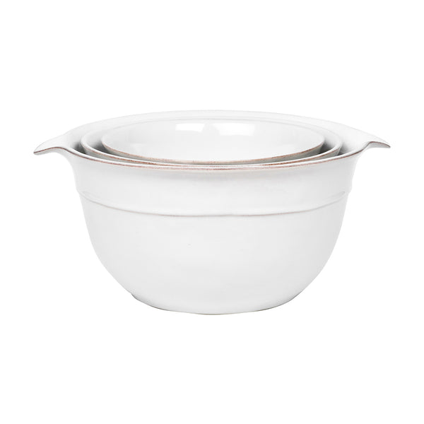 Puro Whitewash Nesting Serving Bowls, Set/3