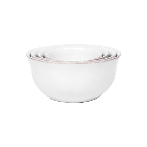 Puro Whitewash Nesting Prep Bowls, Set/4