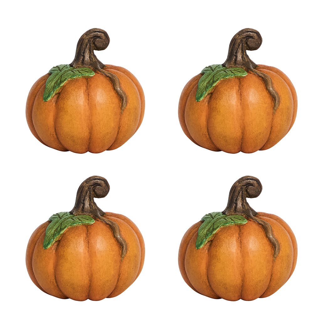 Forest Walk Pumpkin Place Card Holders, Set/4