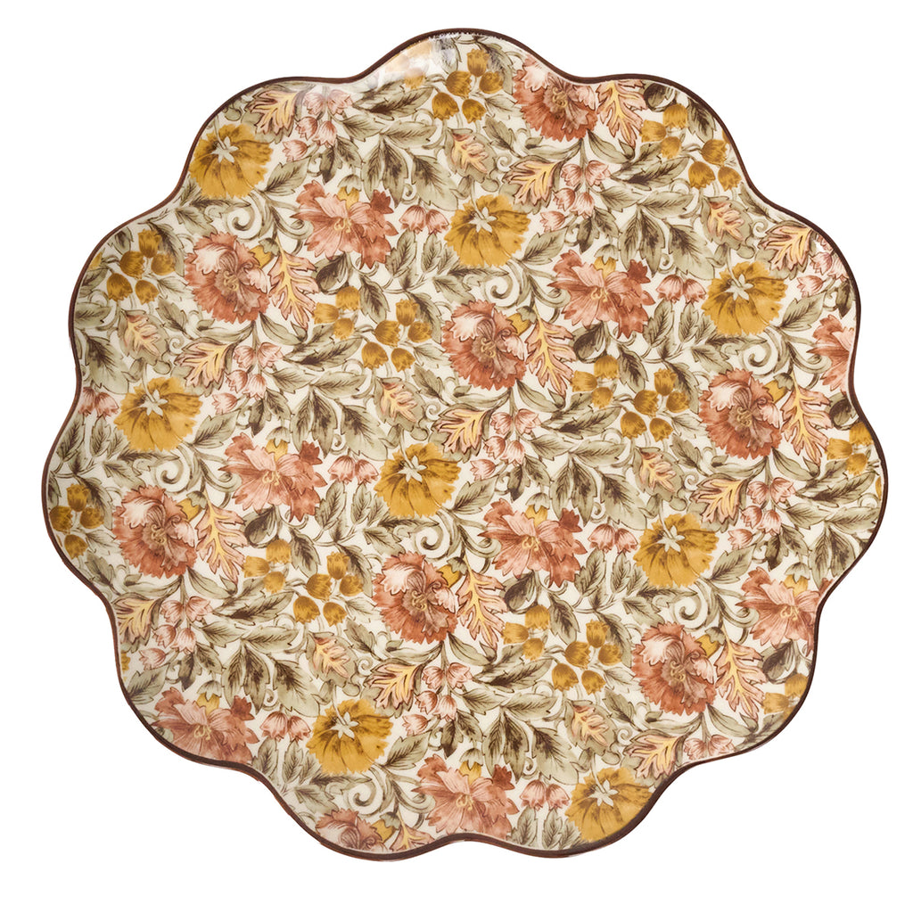 Willa Amber Charger/Platter