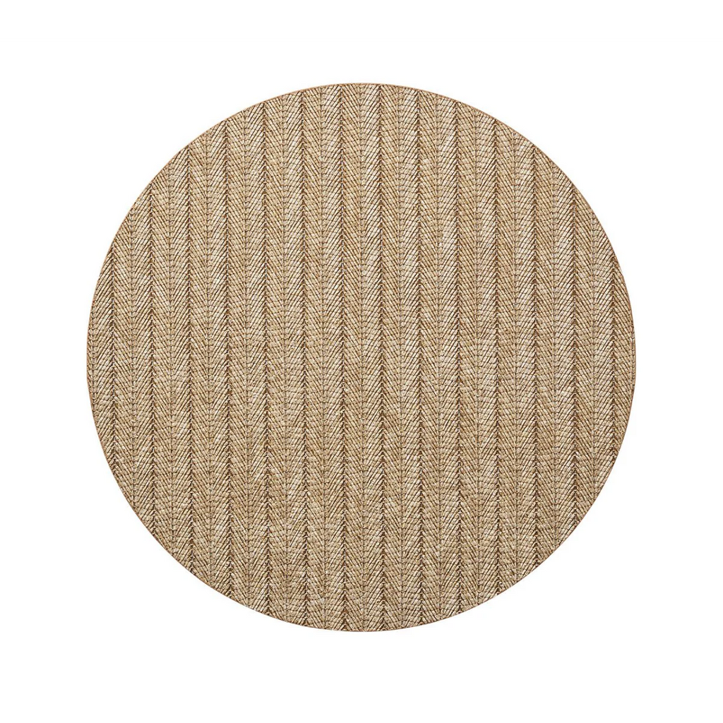 Herringbone Tan Placemats, Set/4