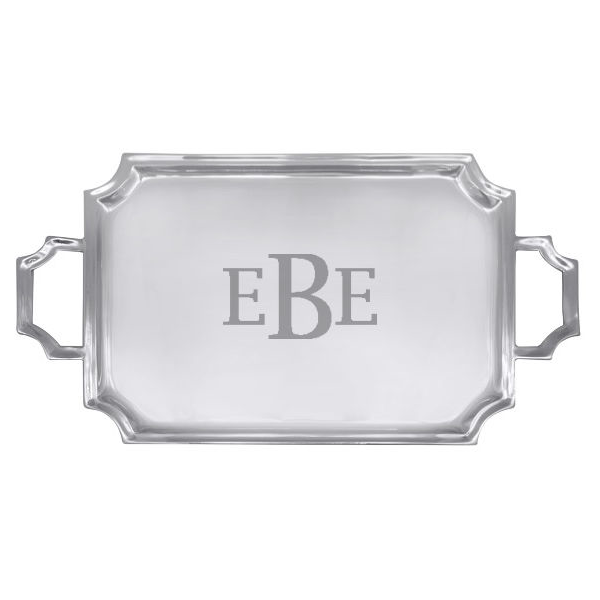 Engraved Linzee Handled Serving Tray