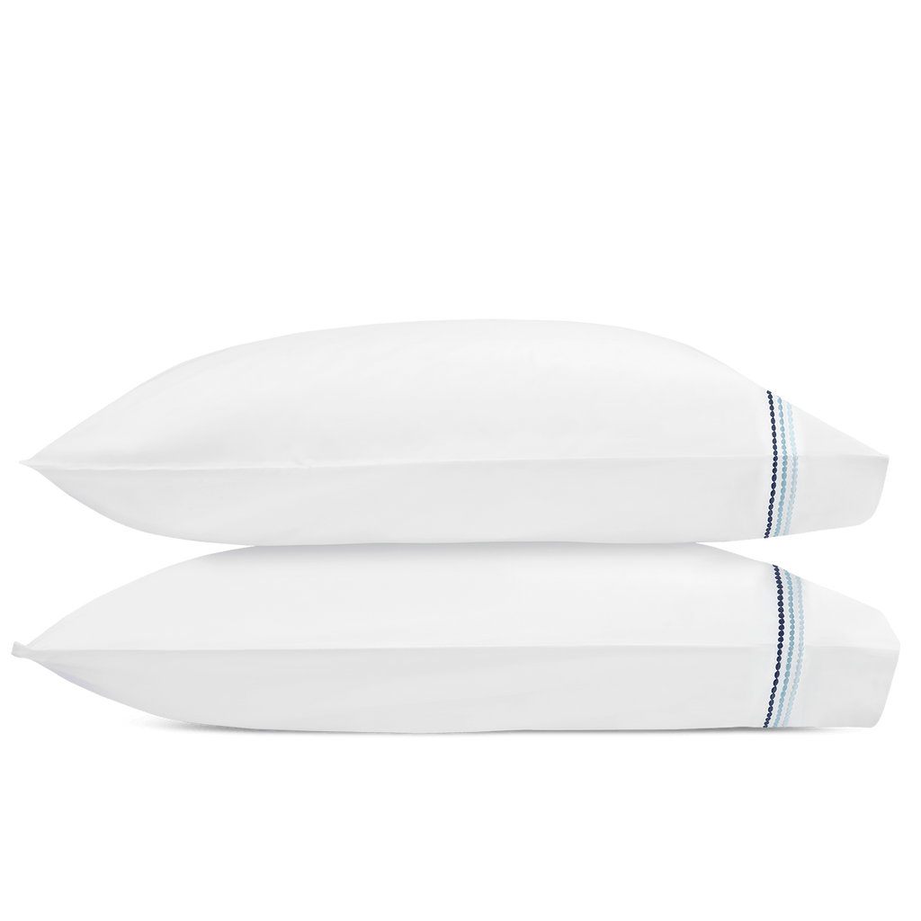 Amara Triple Pearl Pillowcases, Pair/2