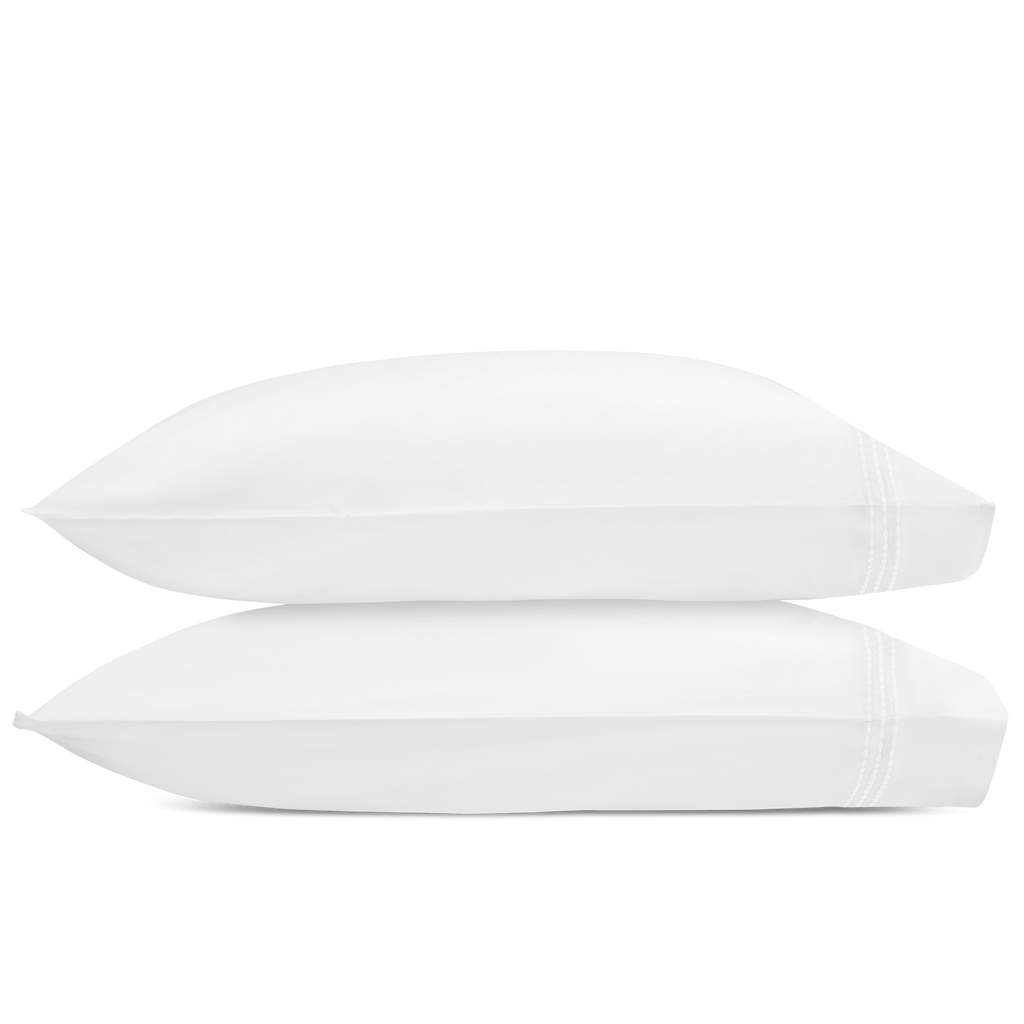 Amara Triple Pearl Pillowcases, Pair/2