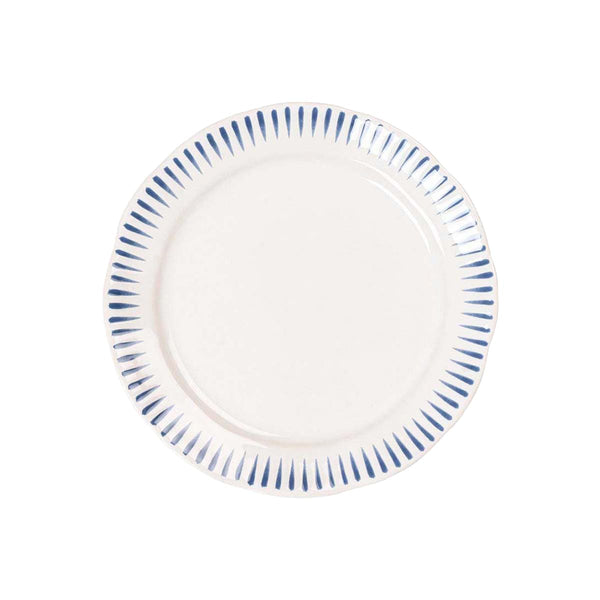 Sitio Stripe Delft Blue Side/Cocktail Plate