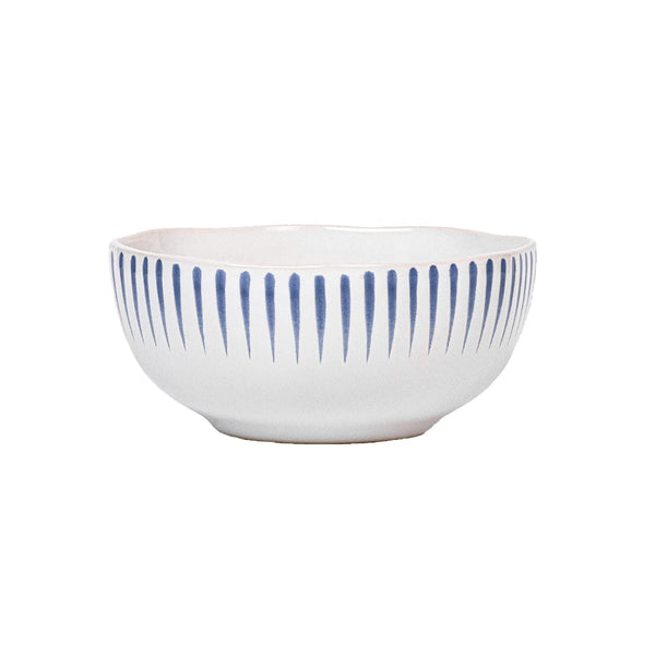 Sitio Stripe Delft Blue Cereal/Ice Cream Bowl
