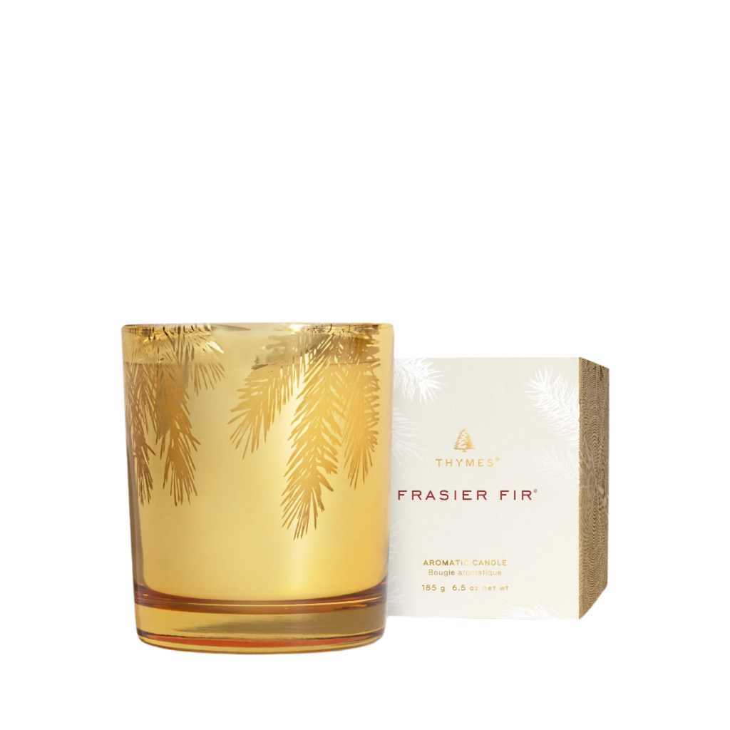 Frasier Fir Gilded Gold Poured Candle, 6.5oz