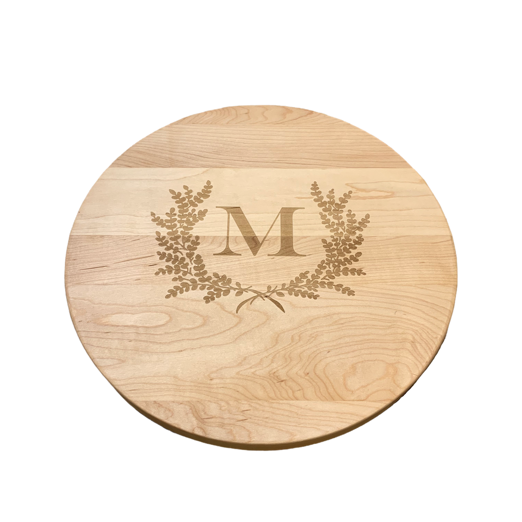 Personalized Maple Lazy Susan, 16”
