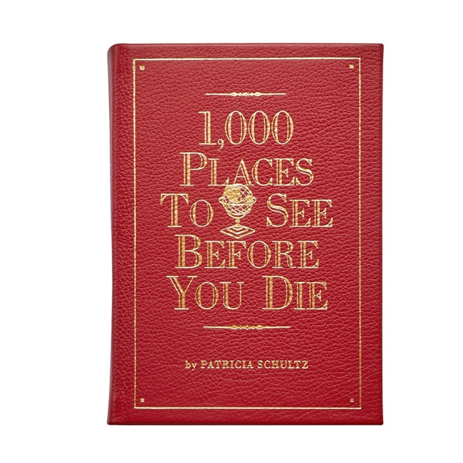 Leather 1,000 Places to See Before You Die Book