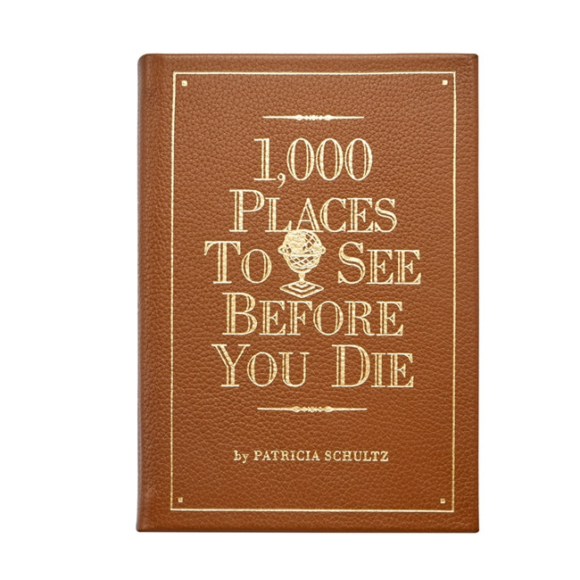 Leather 1,000 Places to See Before You Die Book