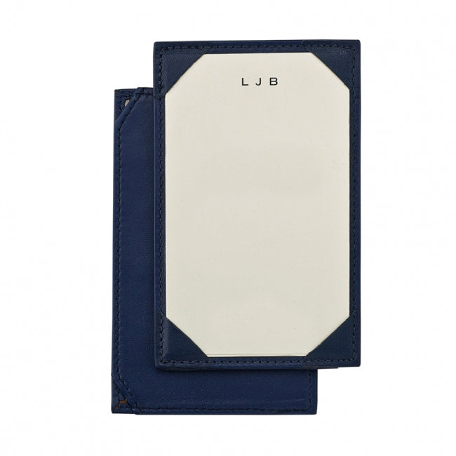 Leather Jotter with Personalized Cards