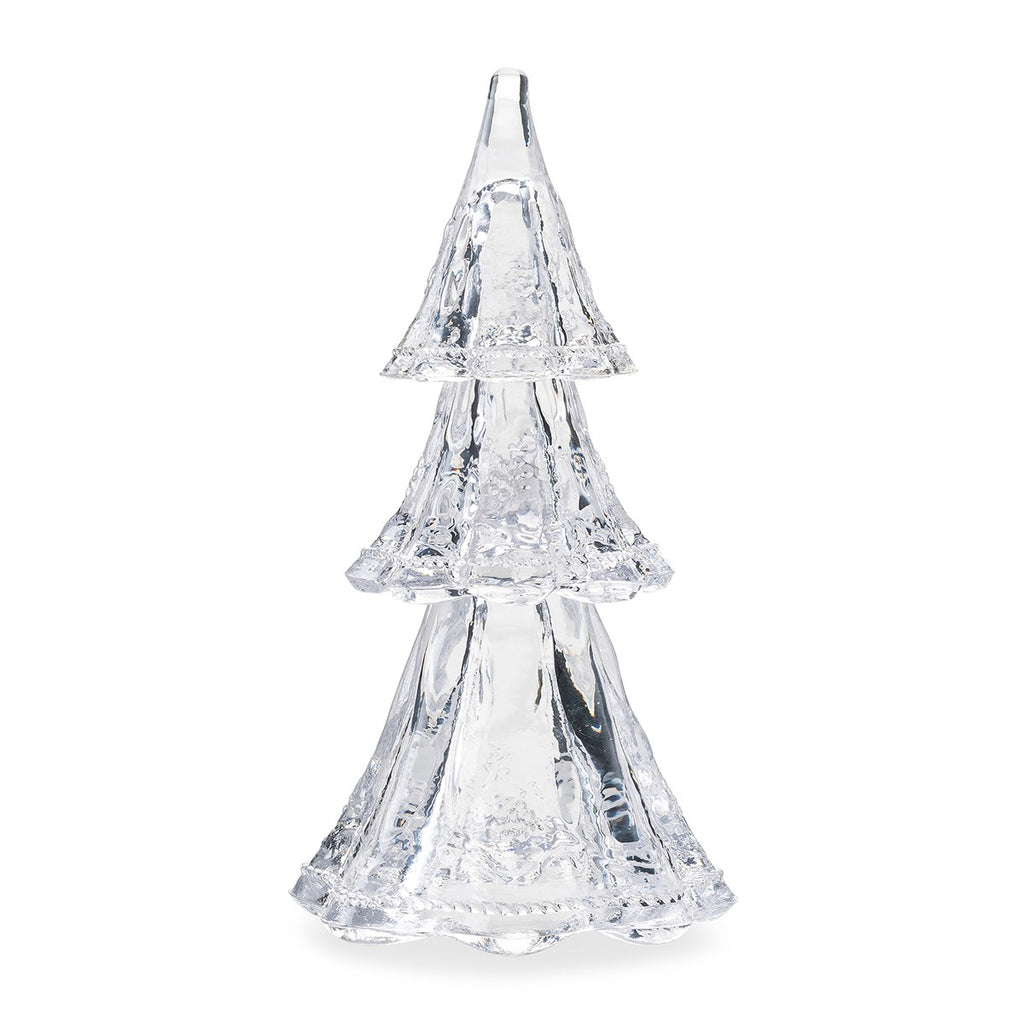 Berry & Thread 9" Clear Stackable Glass Tree, Set/3