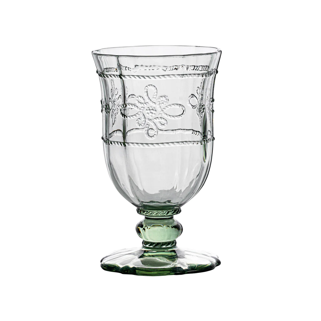 Colette Acrylic Green Goblet