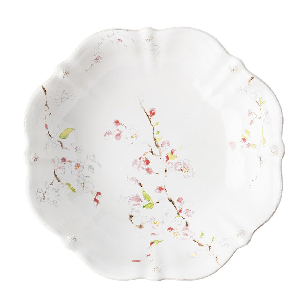 Berry & Thread Floral Sketch Cherry Blossom 13" Serving Bowl
