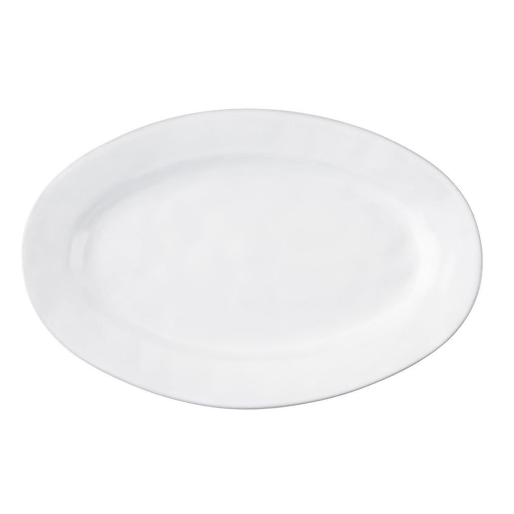 Quotidien White Truffle 21" Oval Platter