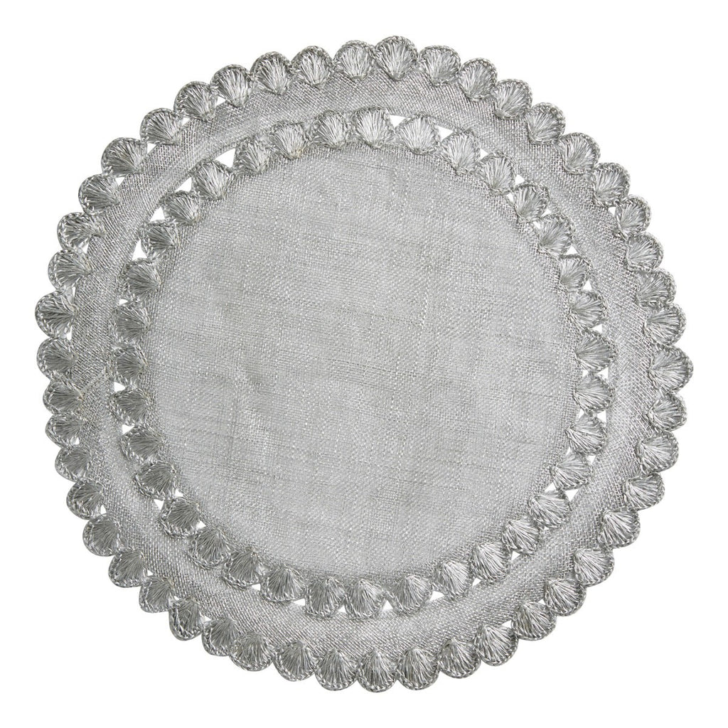 Isadora Silver Placemat