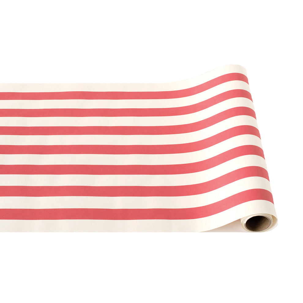 Table Runner - Red Classic Stripe