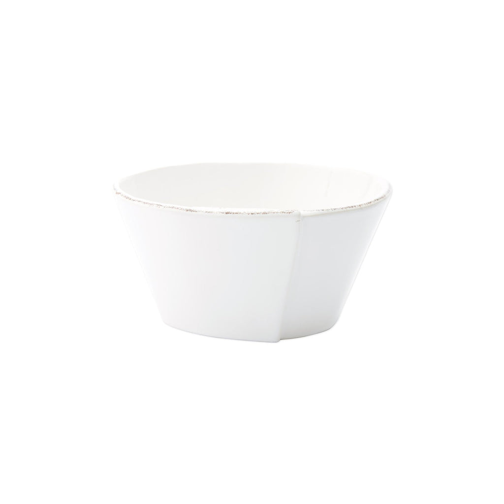 Lastra White Stackable Cereal Bowl