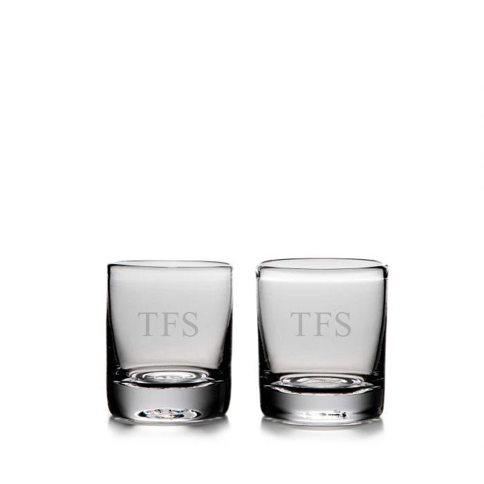 Engraved Ascutney Double Old-Fashioned Glasses, Set/ 2