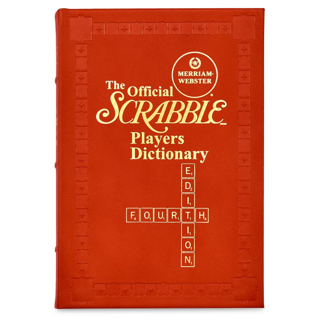Leather Scrabble Dictionary Book