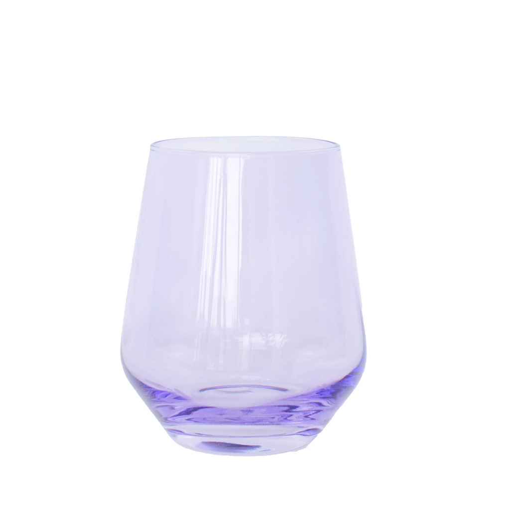 Estelle Colored Stemless Wine Glasses, Set/6